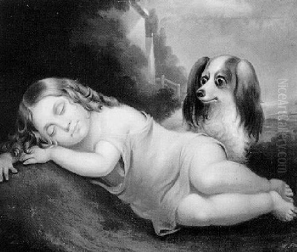 Asleep In Dixie Oil Painting by William Frye