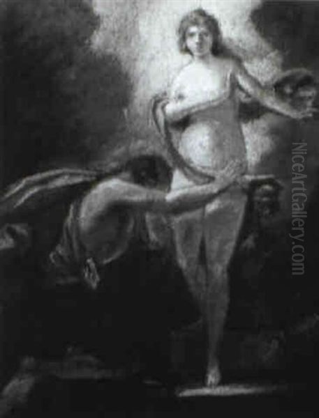 Mythologische Szene Oil Painting by Friedrich Heinrich Fueger