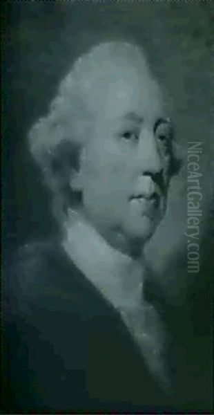 Portrait Of A Courtier Oil Painting by Friedrich Heinrich Fueger