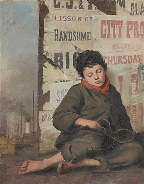 Weary Oil Painting by Florence Fuller