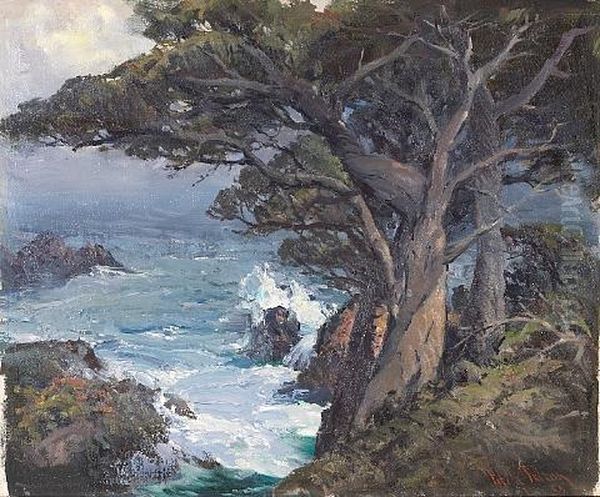 Seascape Oil Painting by Fitch Burt Fulton