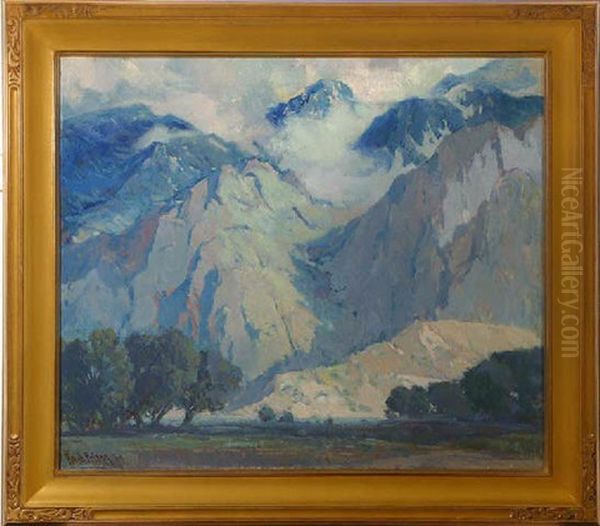 Mountain Landscape Oil Painting by Fitch Burt Fulton