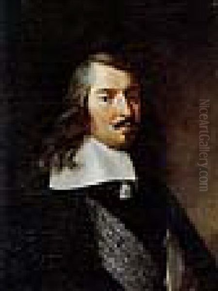 Ritratto Di Gentiluomo Oil Painting by Anton Domenico Gabbiani