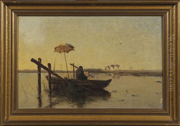 La Barque Du Peintre Oil Painting by Paul Joseph Constantine Gabriel