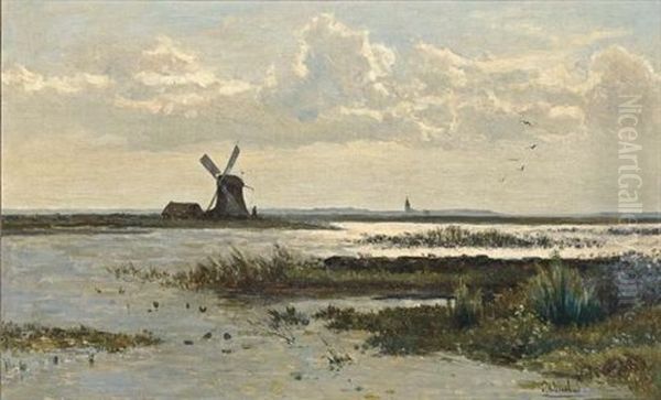 Near Vreeland Oil Painting by Paul Joseph Constantine Gabriel