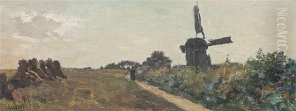 Bij Elspeet Oil Painting by Paul Joseph Constantine Gabriel