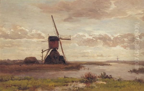 Watermolen Oil Painting by Paul Joseph Constantine Gabriel