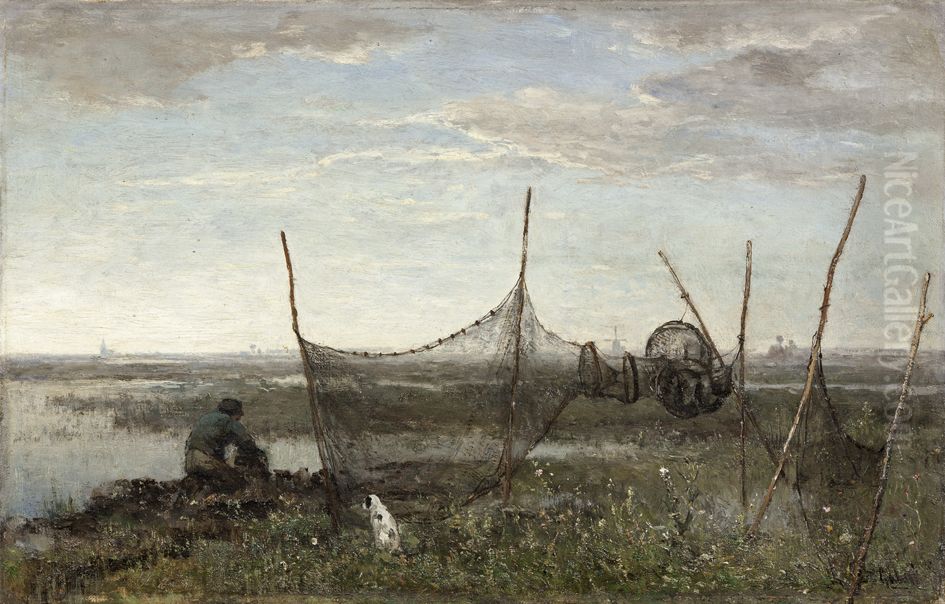 Early Morning Oil Painting by Paul Joseph Constantine Gabriel