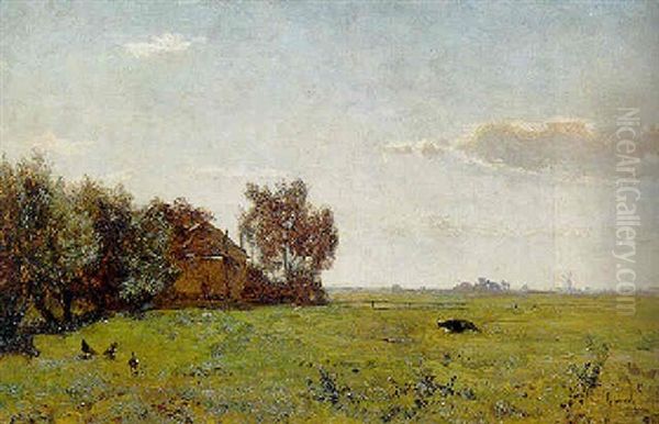 L'apres Midi, Abcoude Oil Painting by Paul Joseph Constantine Gabriel