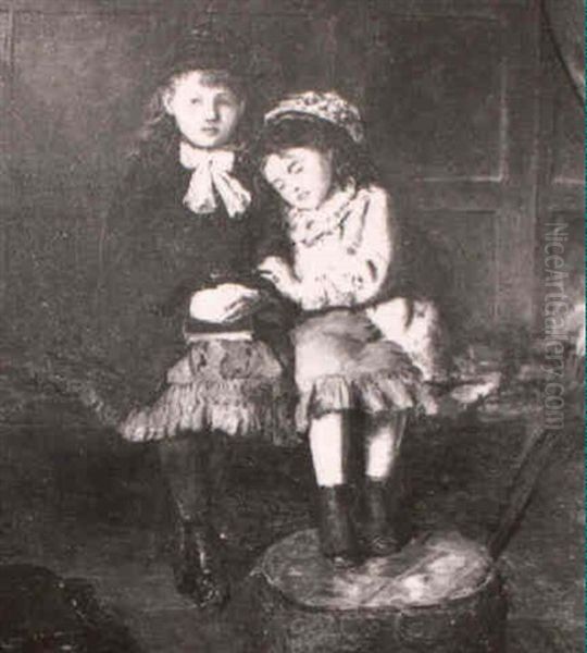 Sunday Evening Oil Painting by William Hippon Gadsby