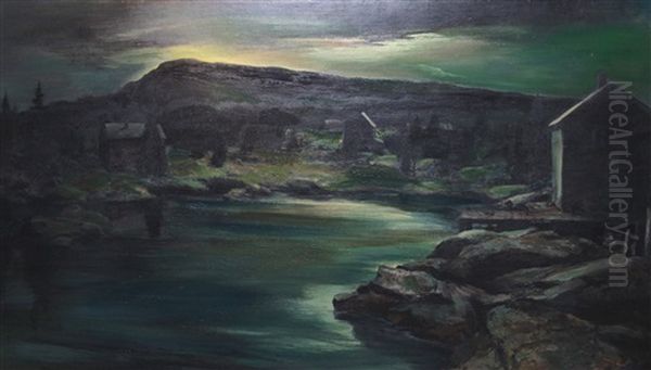 Nach Dem Regen Oil Painting by Carl Frederick Gaertner