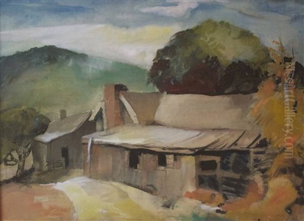 Nach Dem Regen Oil Painting by Carl Frederick Gaertner