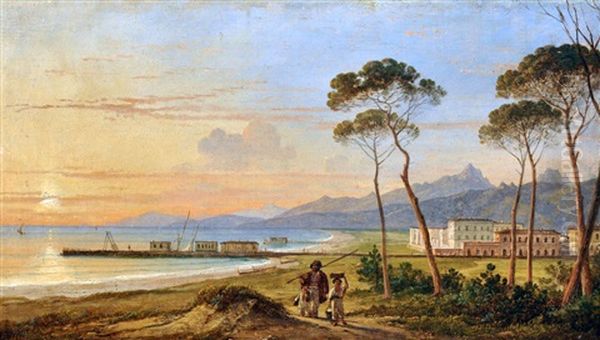 Paesaggio Oil Painting by Enrico Gaeta