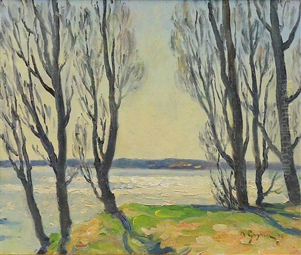 Before The Spring Oil Painting by Clarence Alphonse Gagnon