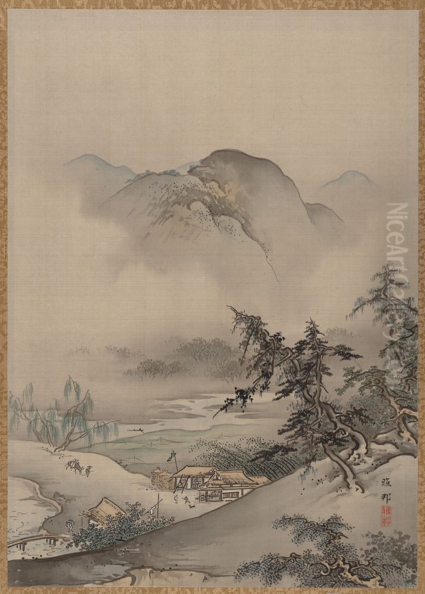 Landscape Oil Painting by Hashimoto Gaho