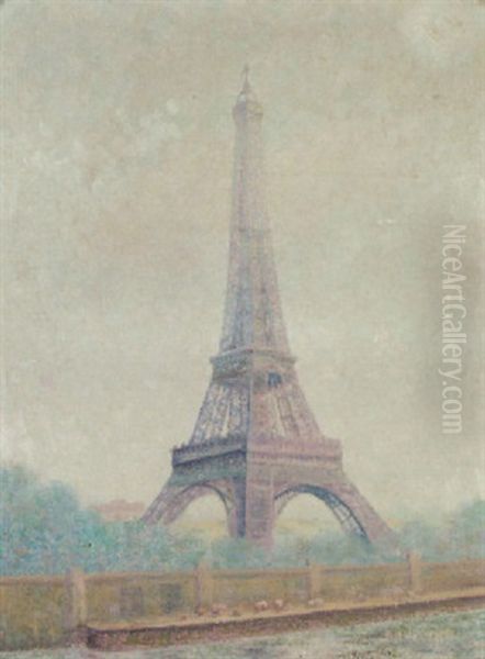 The Eiffel Tower Oil Painting by Franz Bernard Gailliard