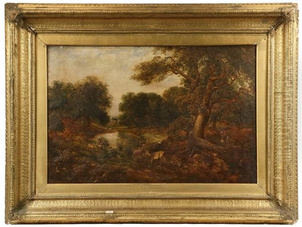 Richmond Park, Horn Gate Oil Painting by Thomas Gainsborough