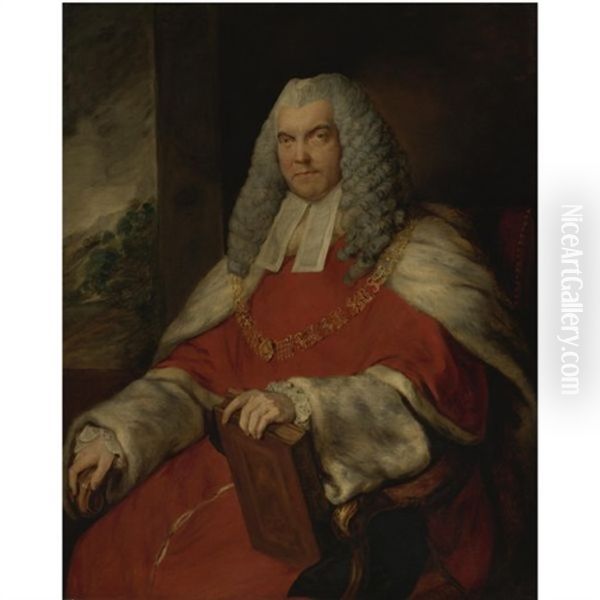 Portrait Of Sir John Skynner Oil Painting by Thomas Gainsborough