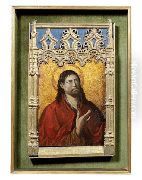 A Male Saint Oil Painting by Fernando Gallego