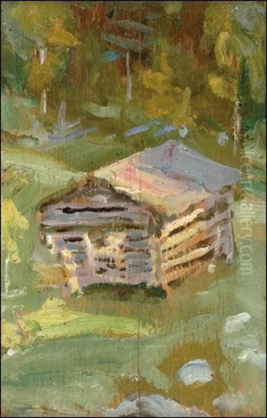 Lato Oil Painting by Akseli Valdemar Gallen-Kallela