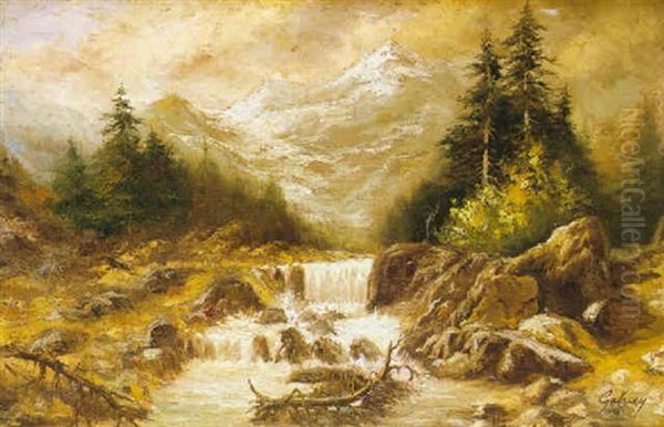 Paisaje Oil Painting by Enrique Galwey Y De Garcia