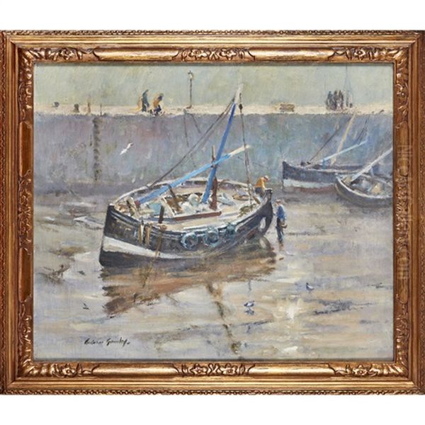 Gullane Oil Painting by Andrew Archer Gamley