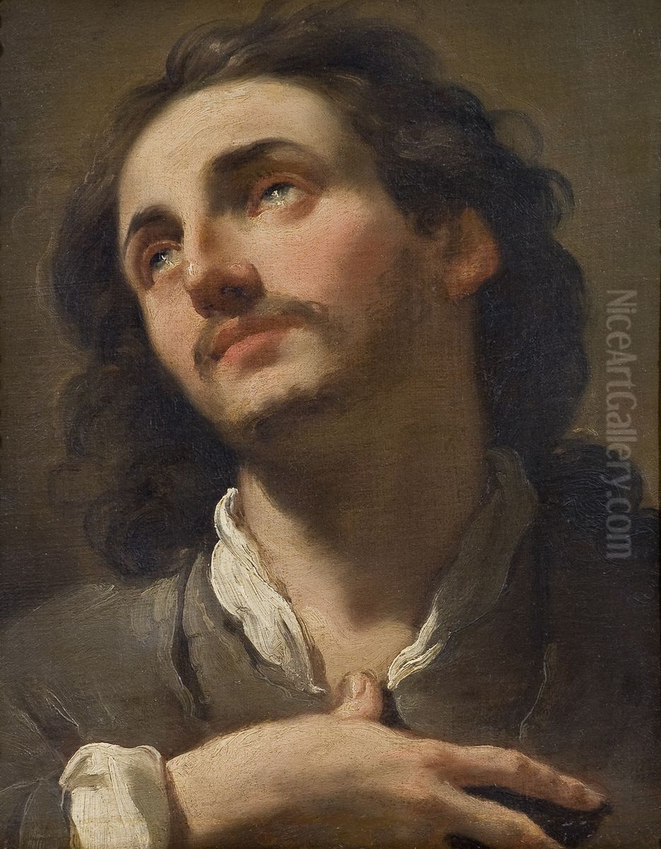 Testa Di Giovane Oil Painting by Ubaldo Gandolfi