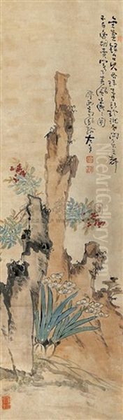 Flowers Oil Painting by Gao Fenghan