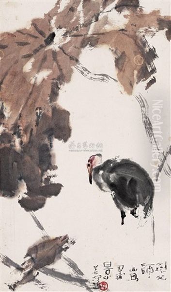 Untitled Oil Painting by Gao Jianfu