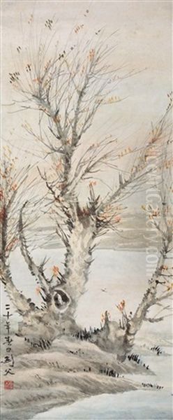 Landscape Oil Painting by Gao Jianfu