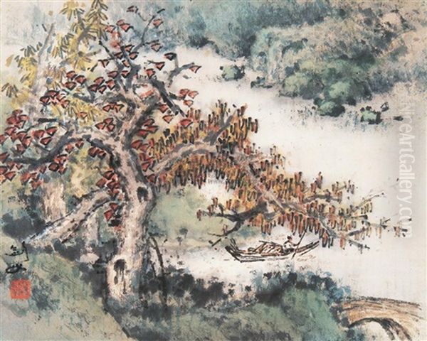 Landscape Oil Painting by Gao Jianfu