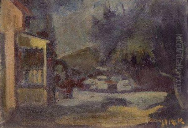 Landscape Oil Painting by Aharon Avni