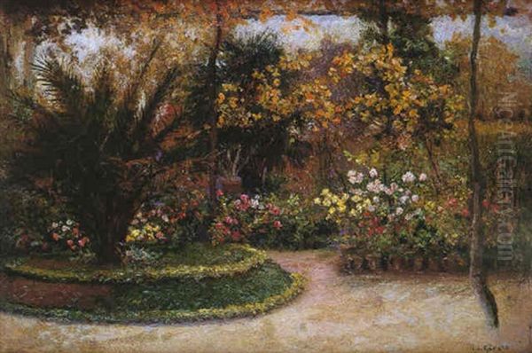 Jardin Oil Painting by Juan Jose Garate Y Clavero