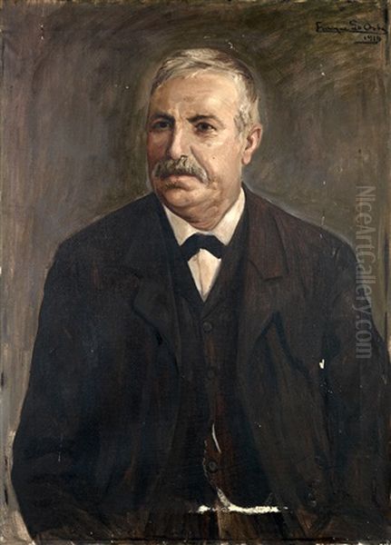 Retrato De Caballero Oil Painting by Enrique Garcia Orta