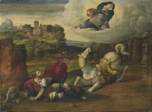 Conversione Di San Paolo Oil Painting by Benvenuto Tisi da Garofalo