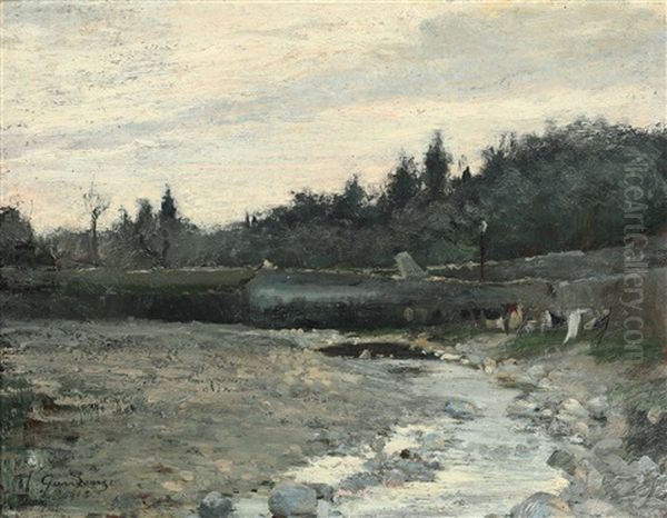 Tempo Grigio Oil Painting by Pietro Gaudenzi