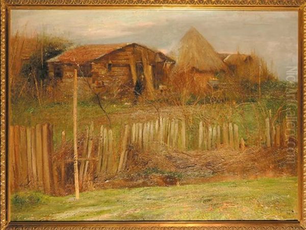 Cascinale, Roma Oil Painting by Pietro Gaudenzi