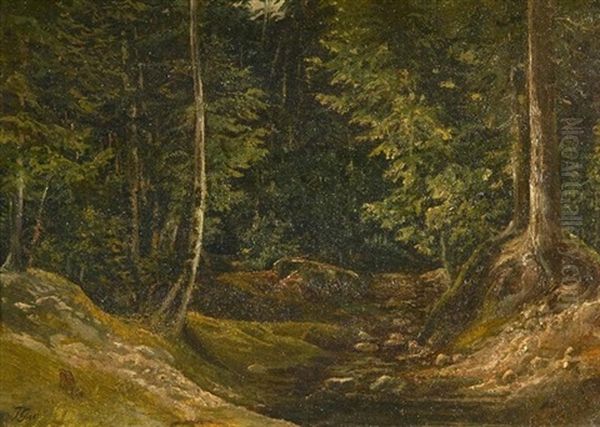 Waldstuck Oil Painting by Friedrich Gauermann