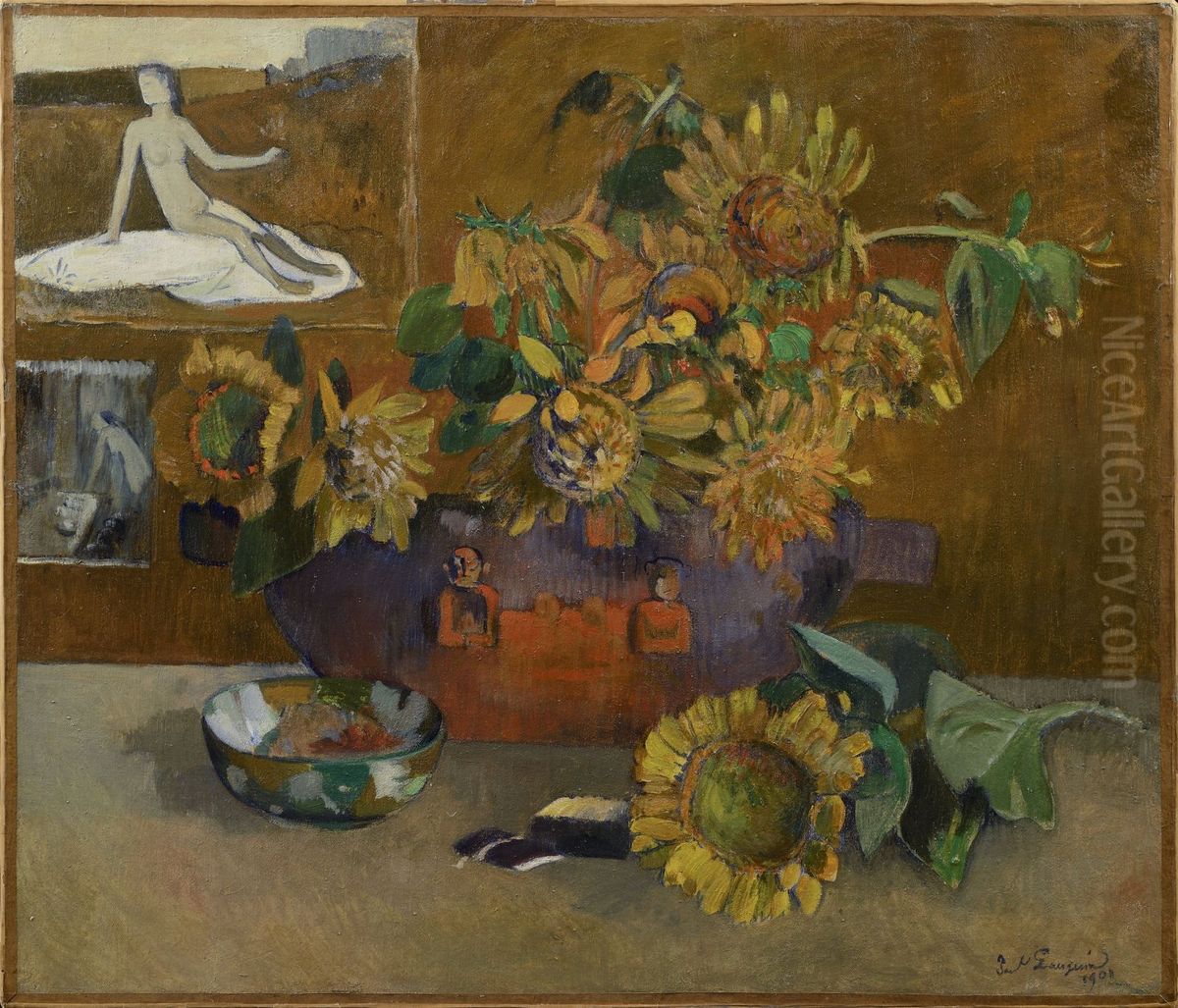 Nature Morte A L'esperance Oil Painting by Paul Gauguin