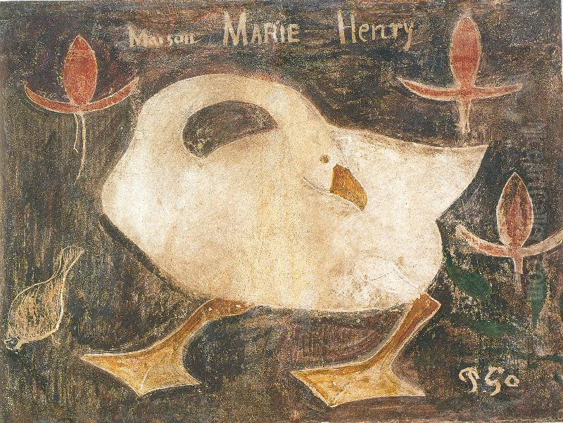 L'oie Oil Painting by Paul Gauguin