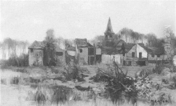 La Ville Basse Oil Painting by David Gauld