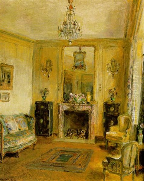 Chateau Du Breau Oil Painting by Walter Gay