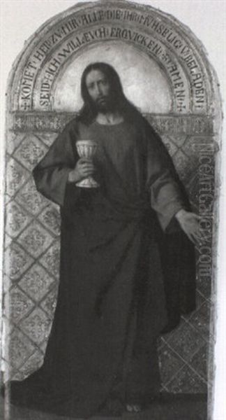 Kommet Her Zu Mir Alle Die Ihr M_hselig Und Beladen Seid... Oil Painting by Eduard Karl Franz von Gebhardt