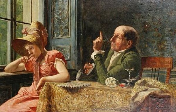 The Fair Penitent Oil Painting by Augustin Caspar Geiger