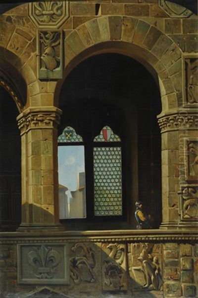 Bargello Oil Painting by Lorenzo Gelati