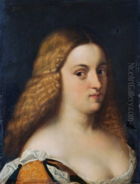 Violante, Dit La Bella Gatta Oil Painting by Gortzius Geldorp