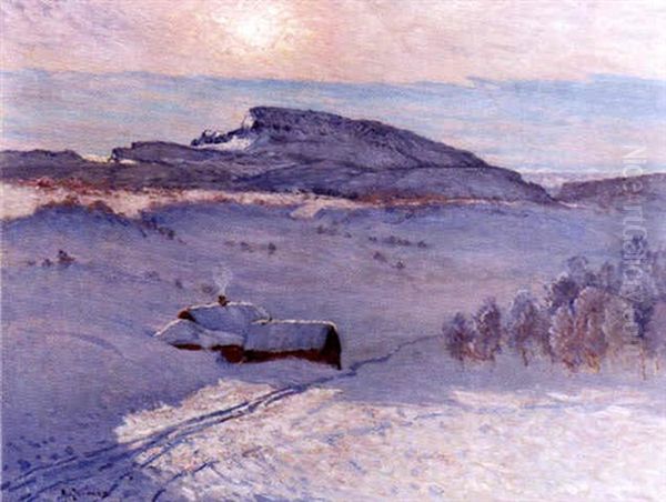 Mittalklappen, Harjedalen Oil Painting by Anton Genberg