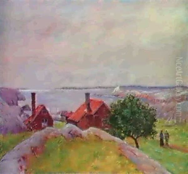 Motiv Fran Bullero Oil Painting by Anton Genberg