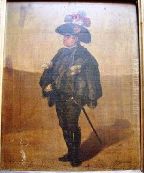 Noble Sevillan Oil Painting by Alfred Andre Geniole