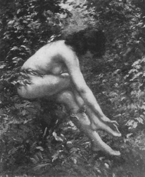 Daphne Oil Painting by Lillian M. Genth